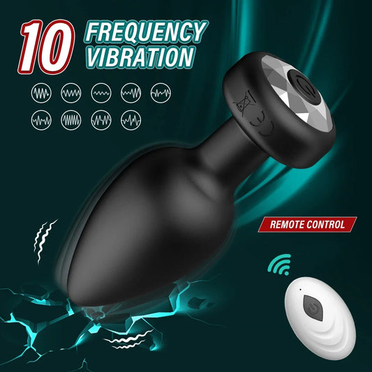Wireless Anal Vibrator, App or Remote