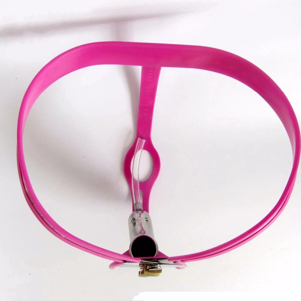 Male Chastity Belt with Removable Cage & Plug