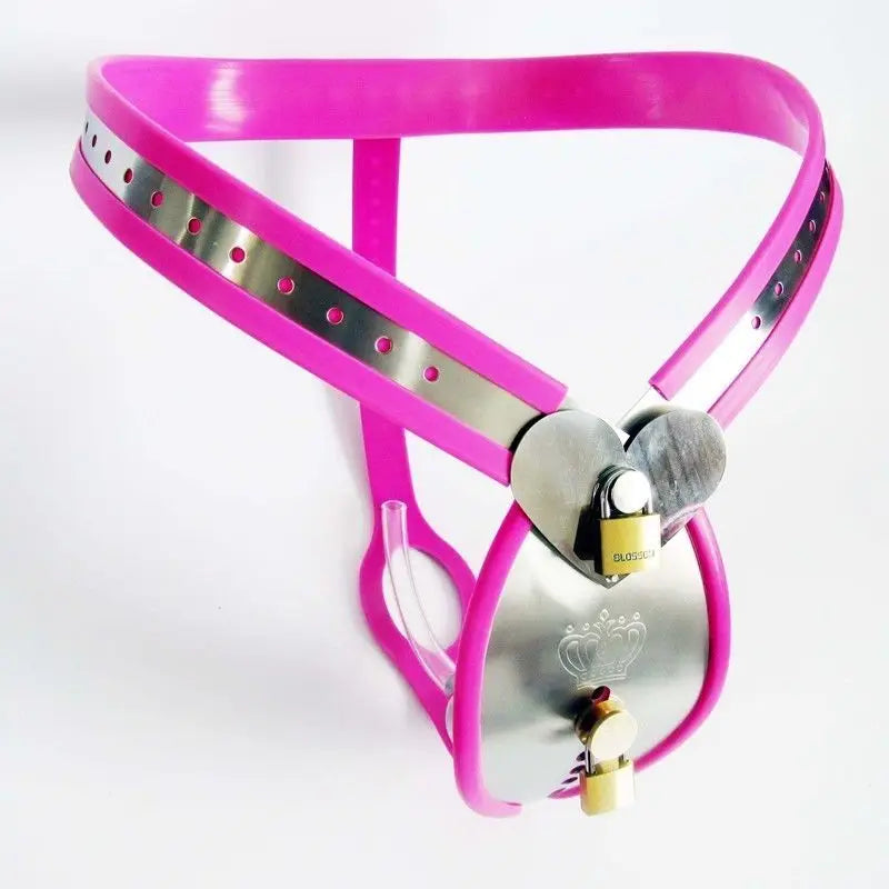 Male Chastity Belt with Removable Cage & Plug