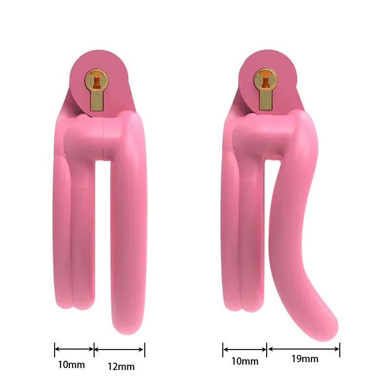 Flat Breathable Premium Chastity Cage