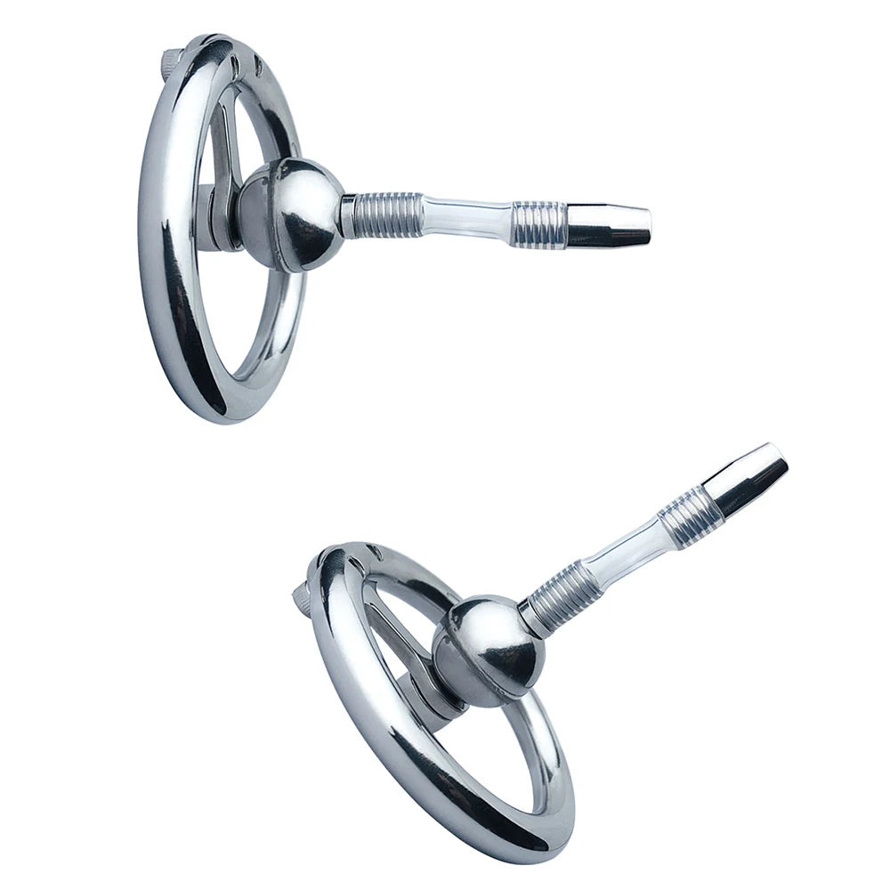 Inverted Flat Ring Chastity Cage