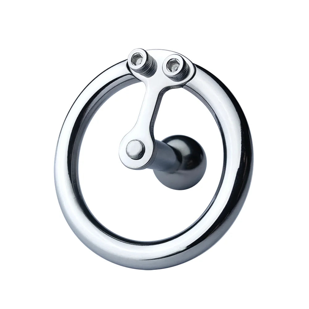 Inverted Flat Ring Chastity Cage