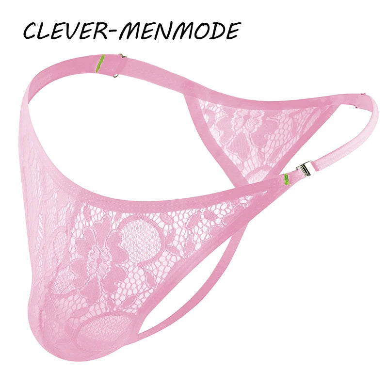 Side-Buckle Lace G-String