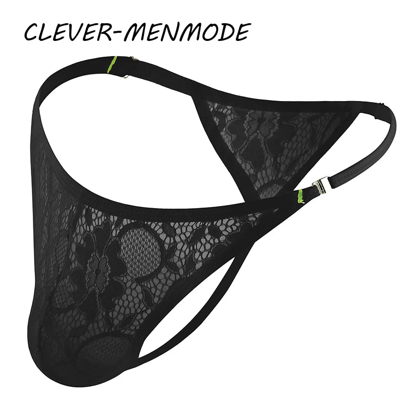 Side-Buckle Lace G-String