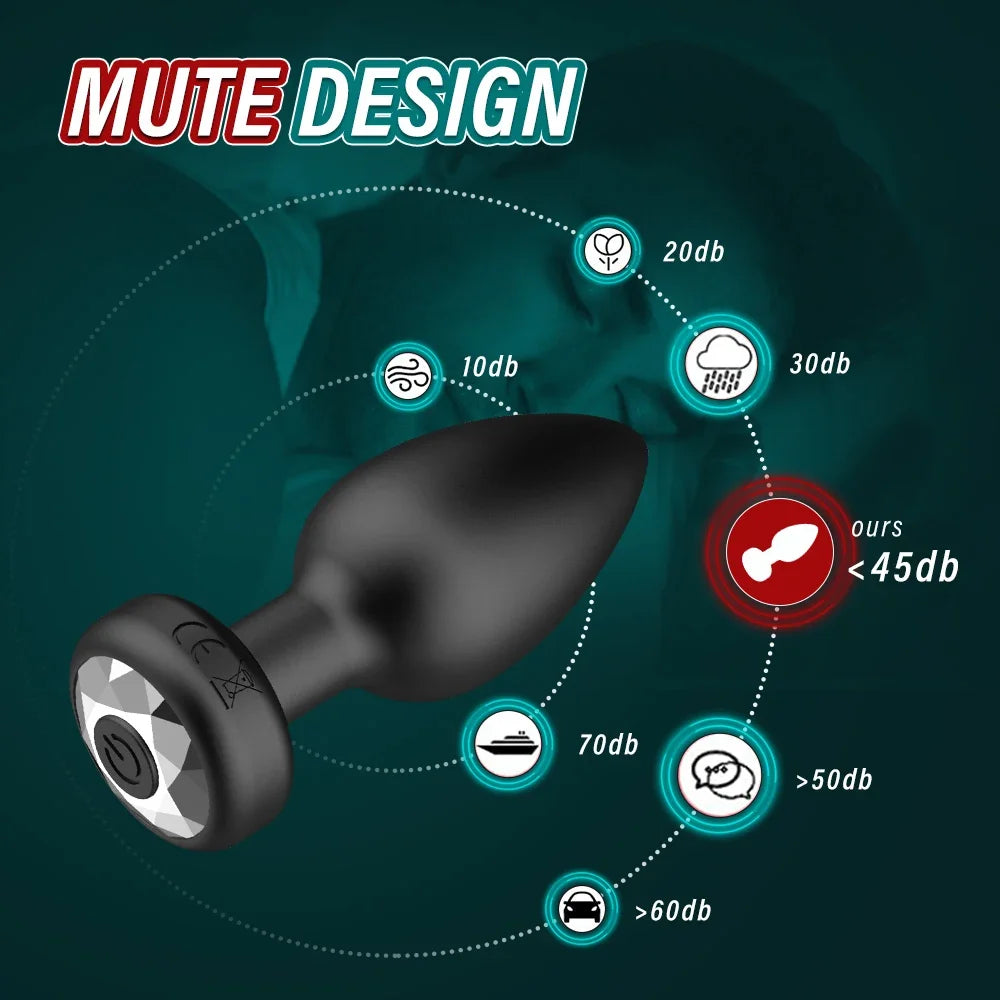 Wireless Anal Vibrator, App or Remote