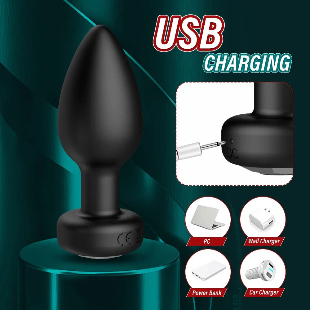 Wireless Anal Vibrator, App or Remote