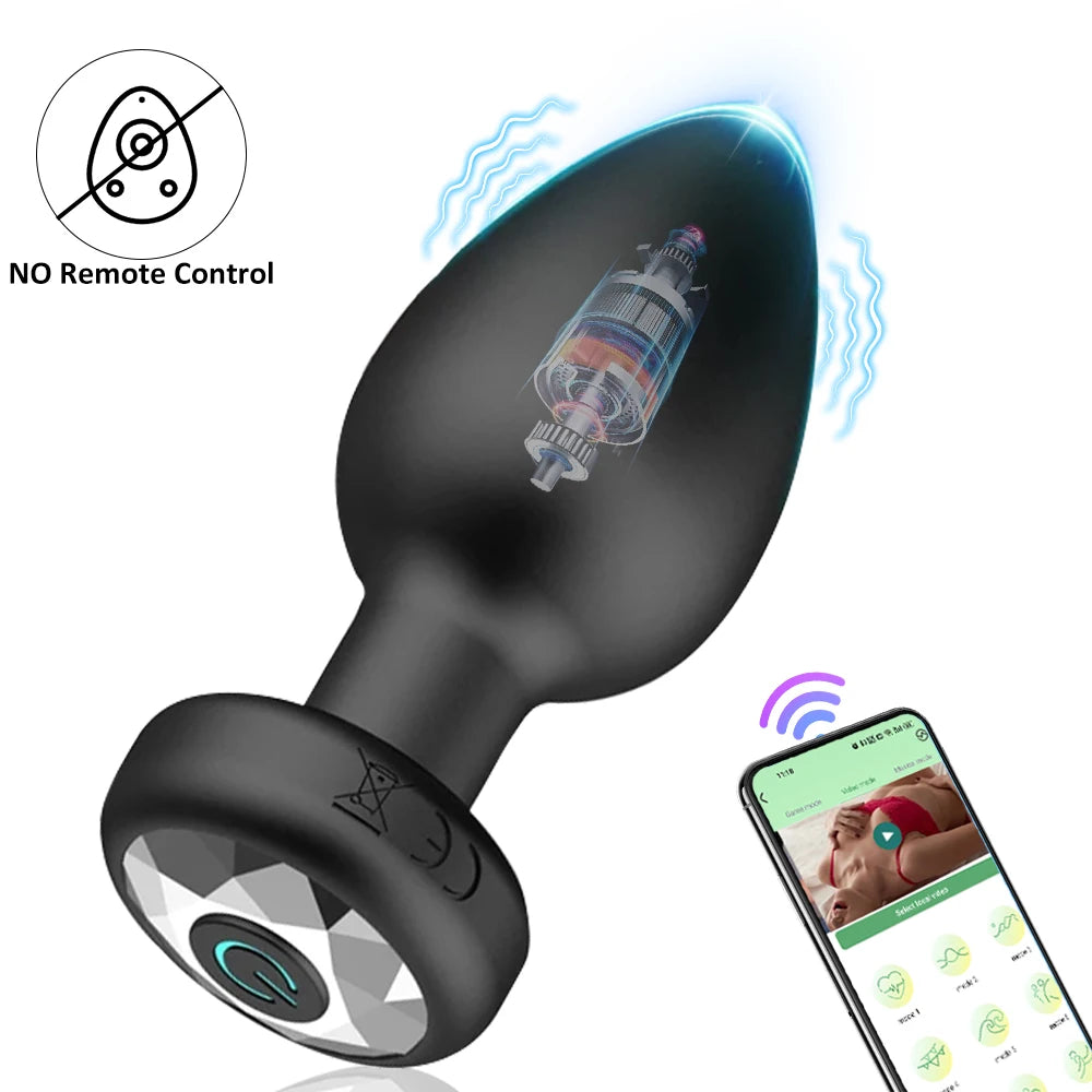 Wireless Anal Vibrator, App or Remote