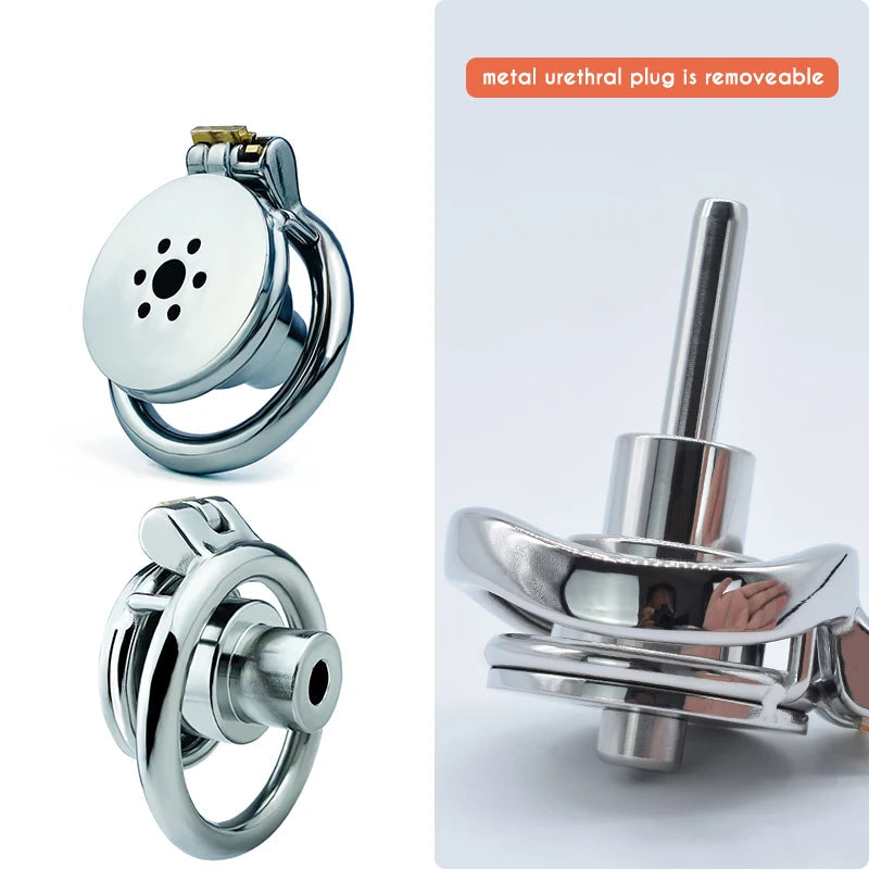 Inverted Chastity Cage With Belt