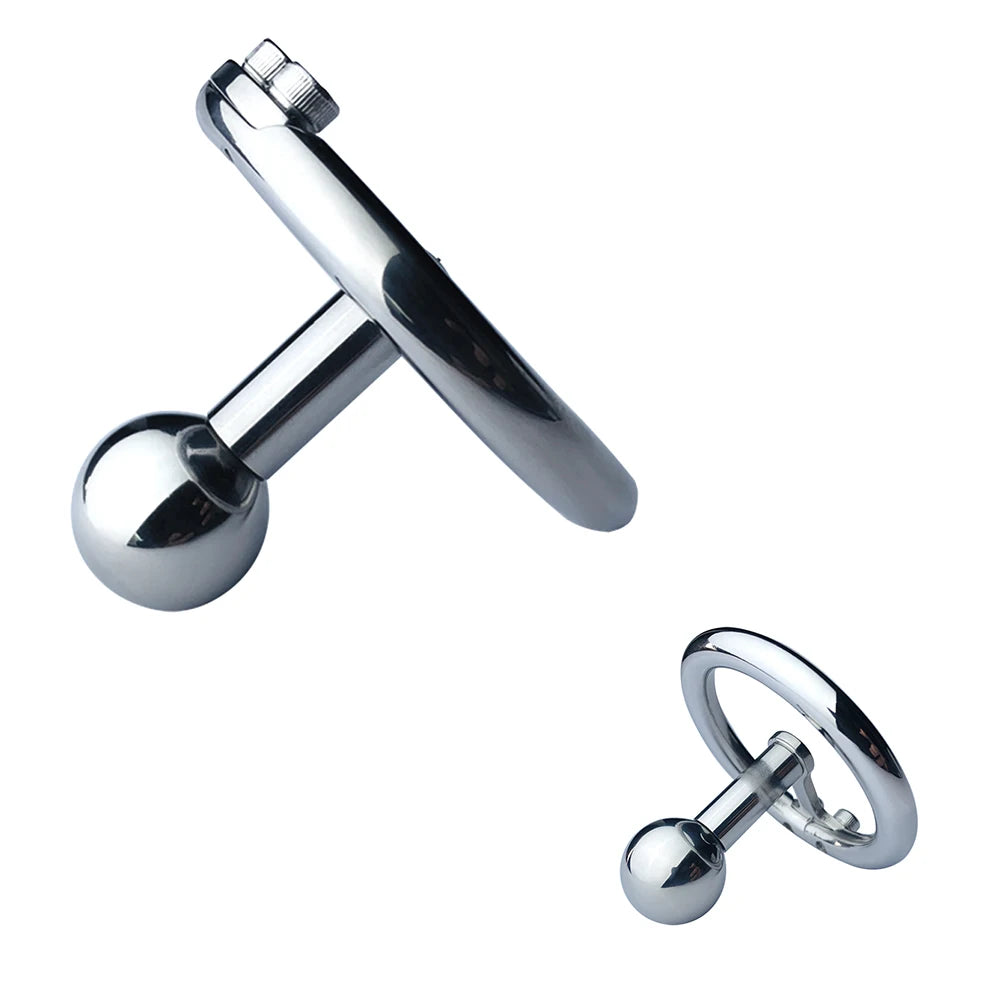 Inverted Flat Ring Chastity Cage