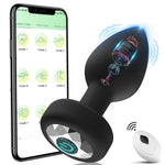 Wireless anal vibrator with app and remote control