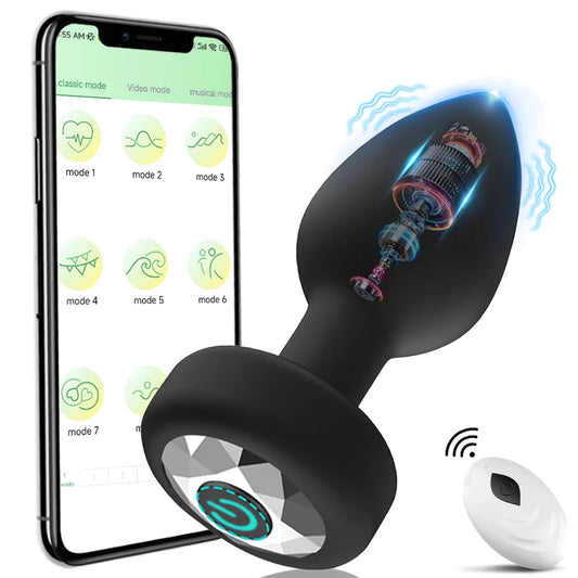 Wireless Anal Vibrator, App or Remote