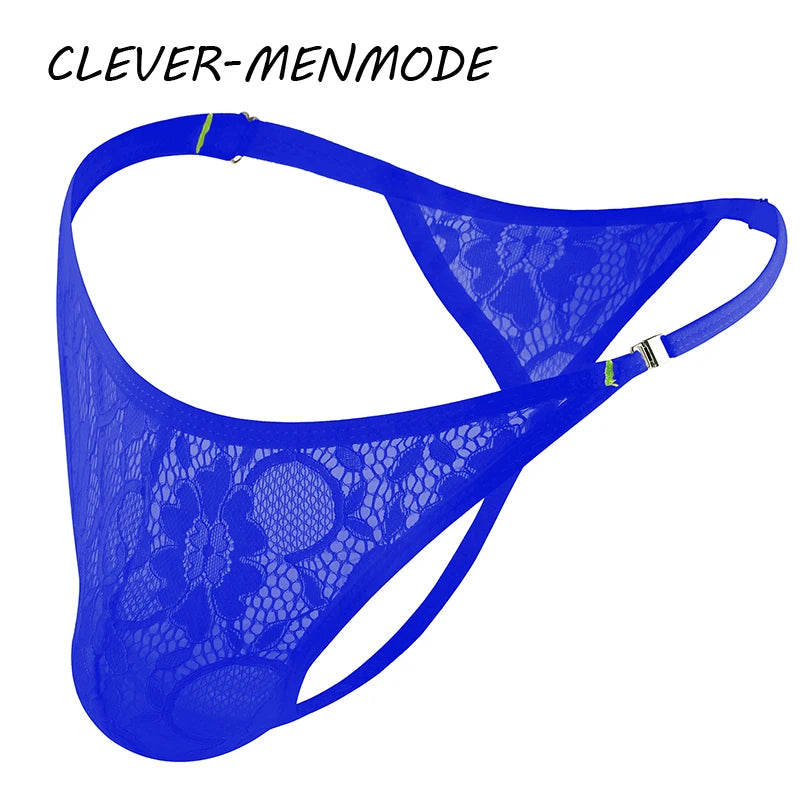 Side-Buckle Lace G-String