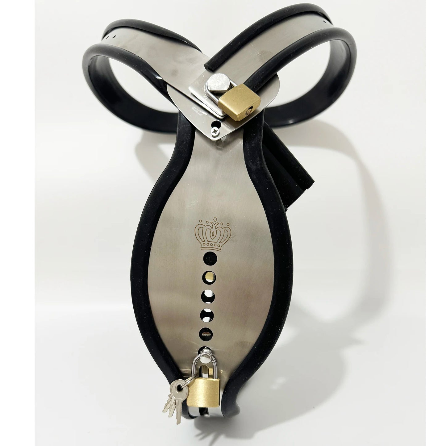 Male Chastity Belt with Removable Cage & Plug
