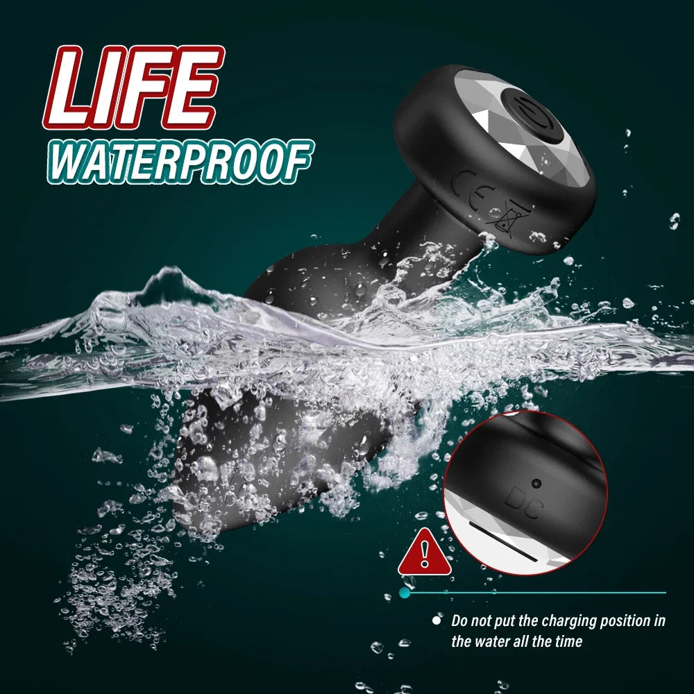 Wireless Anal Vibrator, App or Remote